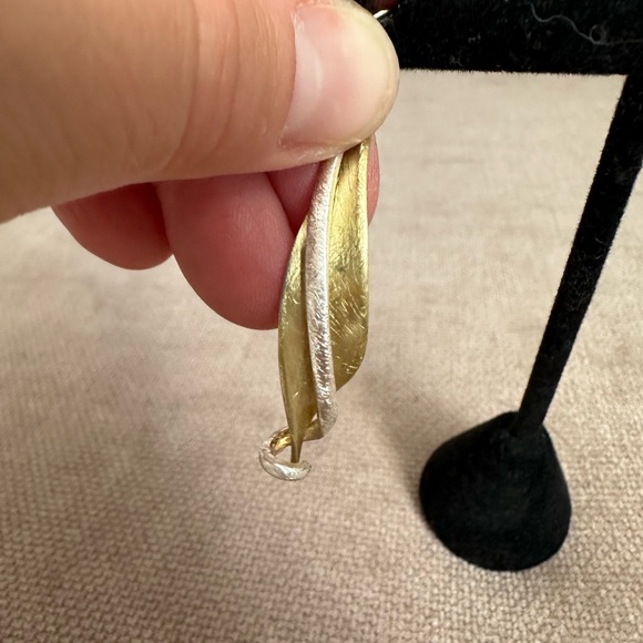 Josan NY Gold and Silver Earrings, NEW - Picture 12 of 12